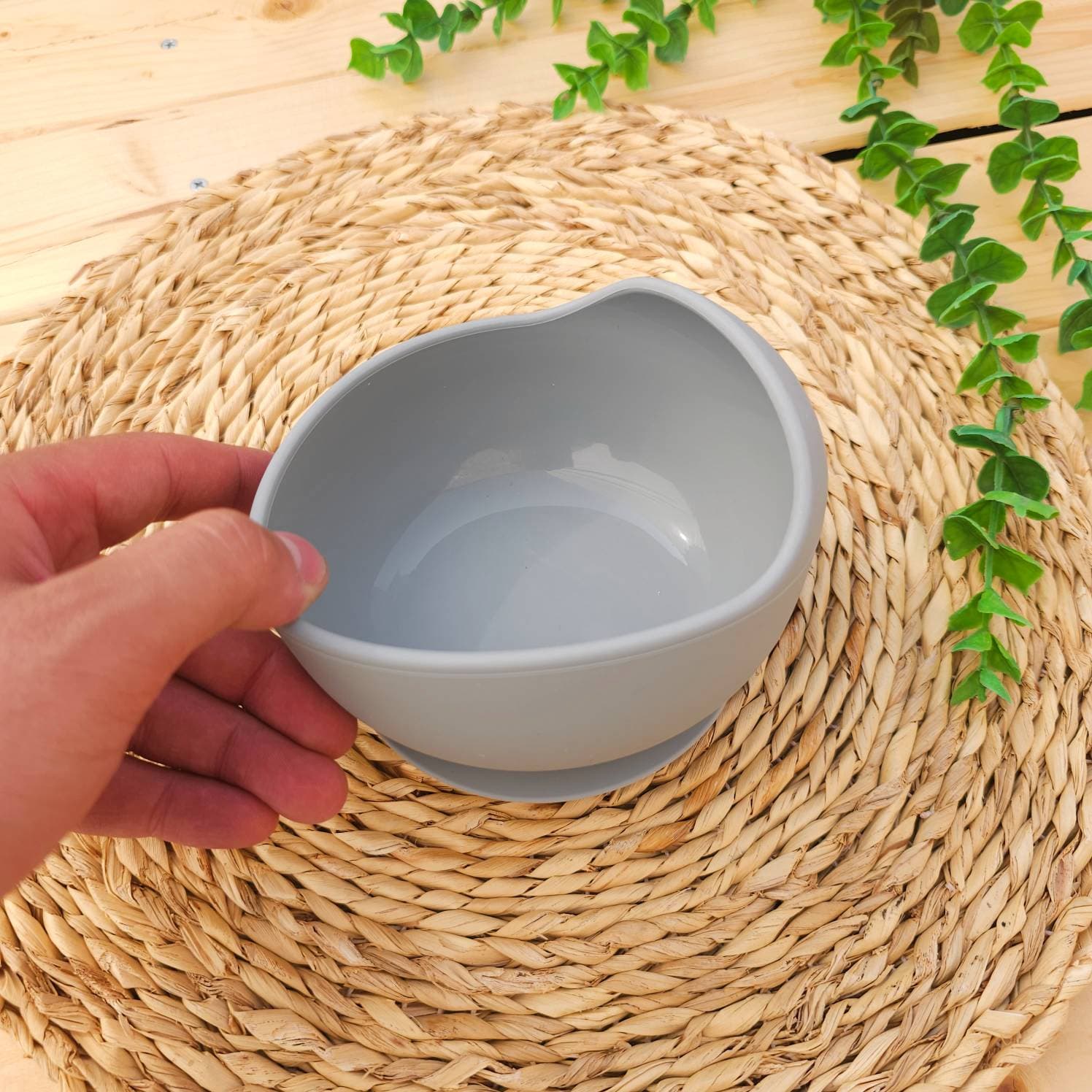 سرویس ظرف 12 تکه تمام سیلیکونی لاکچری رنگ طوسی — تصویر ۵