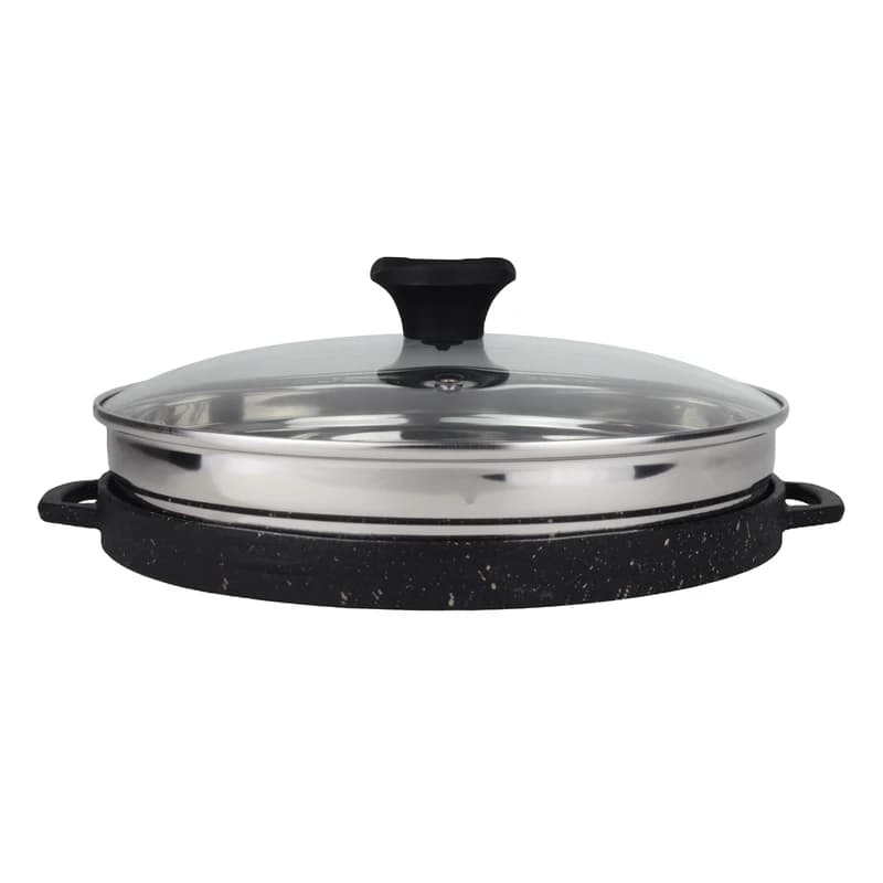 تابه گریل یونیک مدل گرد کد UN-6003 سایز 28 — تصویر ۵