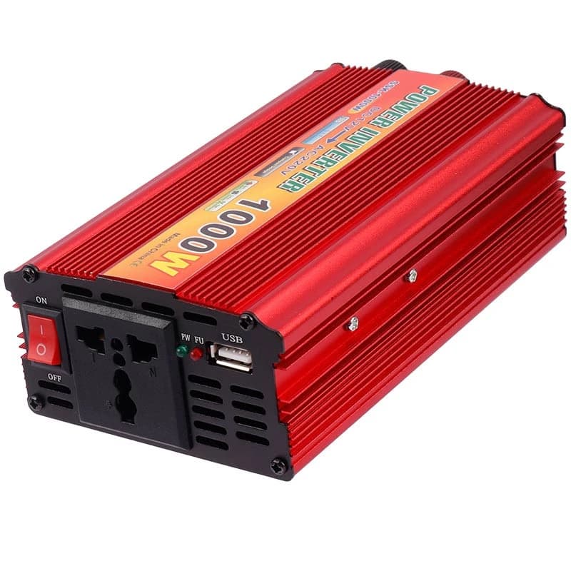 مبدل برق خودرو پاور اینورتر 12 به 220 ولت 1000وات مدل SSK-1000W — تصویر ۳