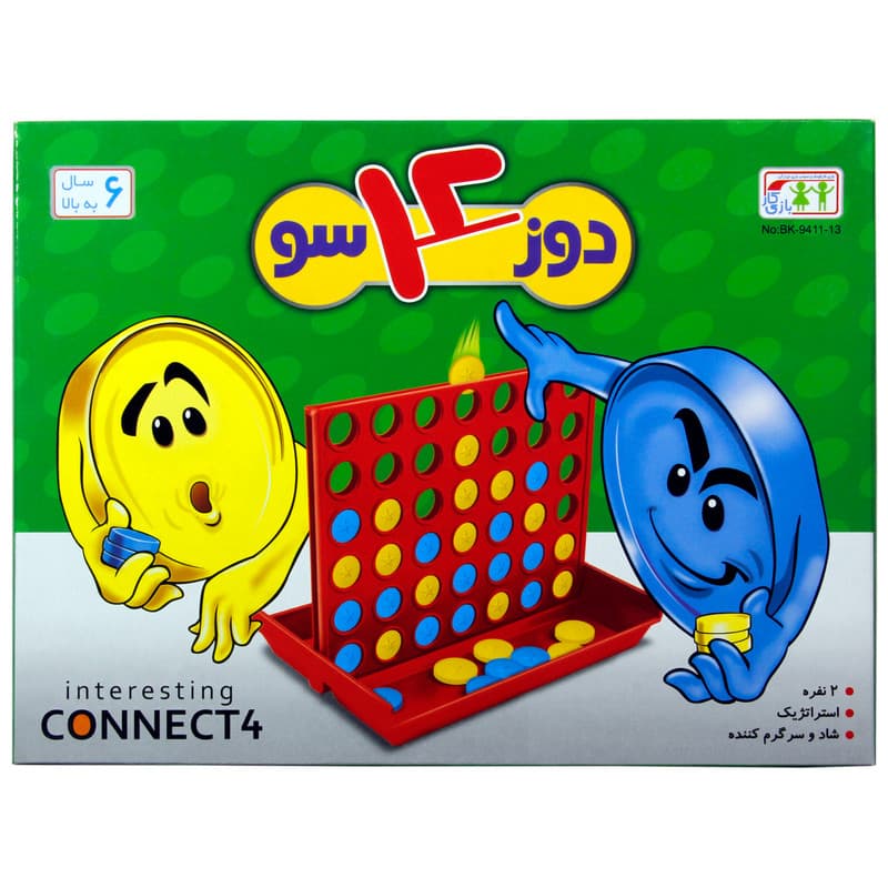 بازی فکری دوز چهار سو (Connect4)