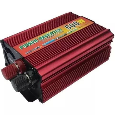 مبدل برق خودرو پاور اینورتر 12 به 220 ولت 500وات مدل SSK500W — تصویر ۴