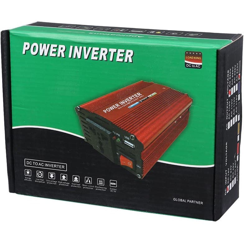 مبدل برق خودرو پاور اینورتر 12 به 220 ولت 500وات مدل SSK500W