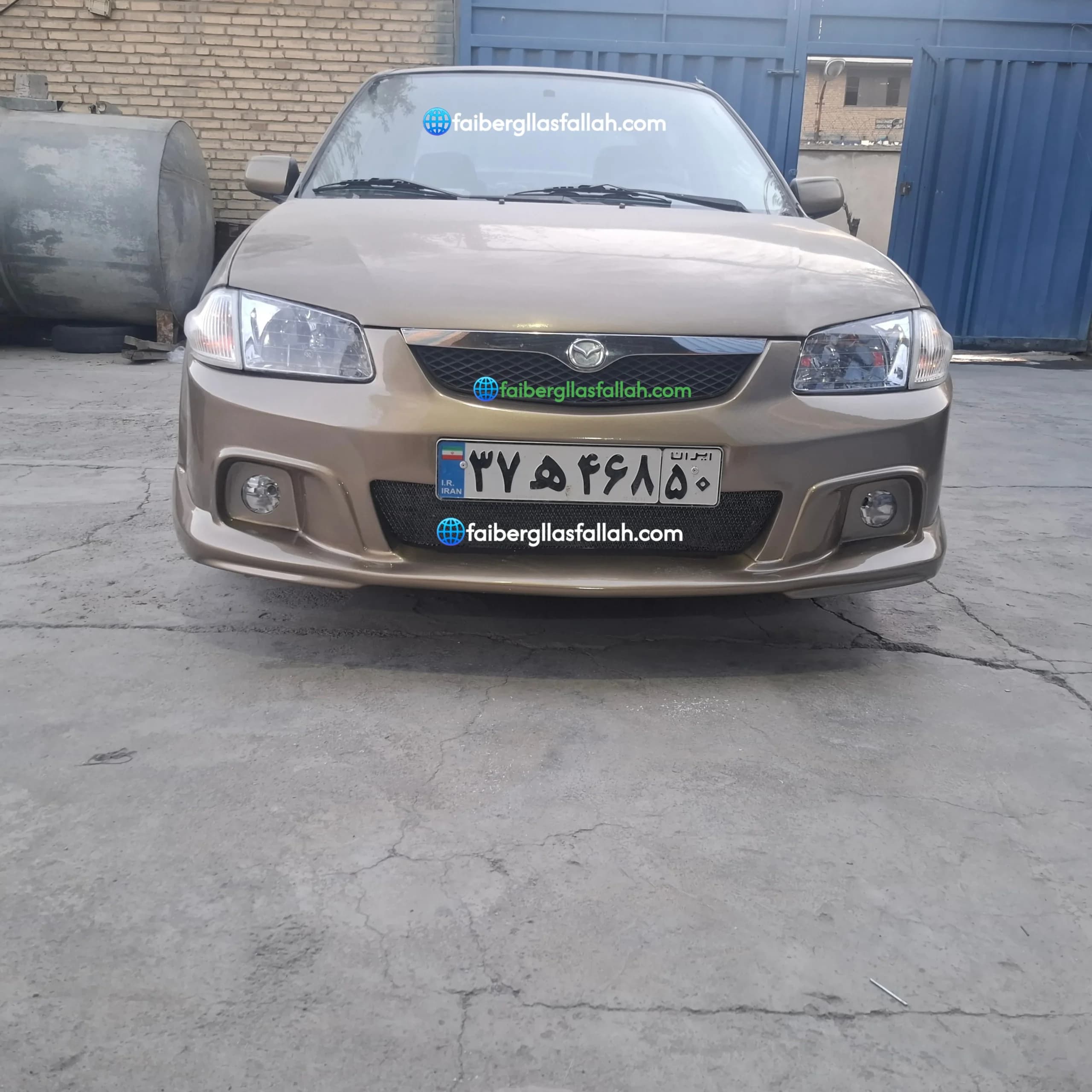 سپر جلو اسپرت مزدا 323 GLX رنگ — تصویر ۳