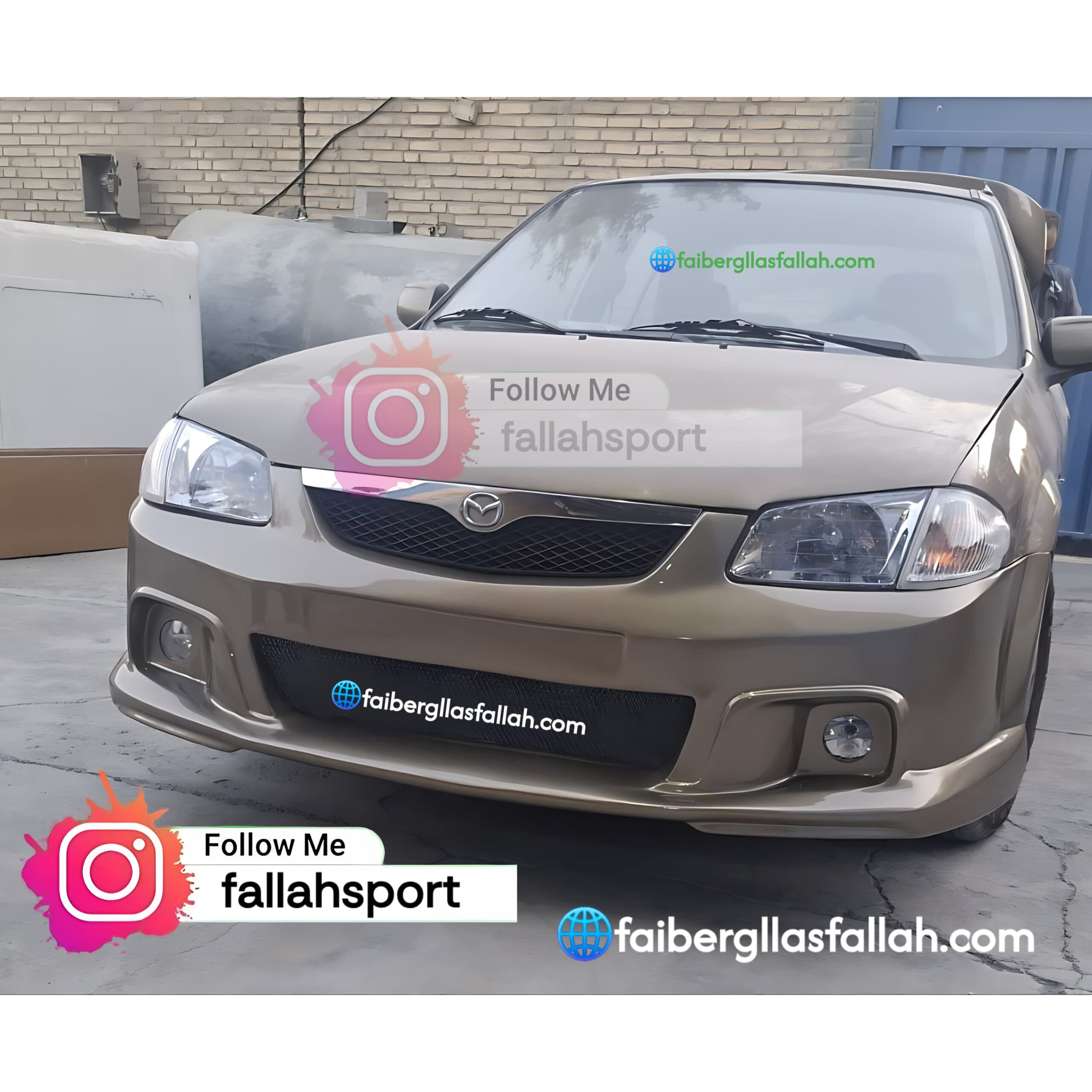 سپر جلو اسپرت مزدا 323 GLX رنگ