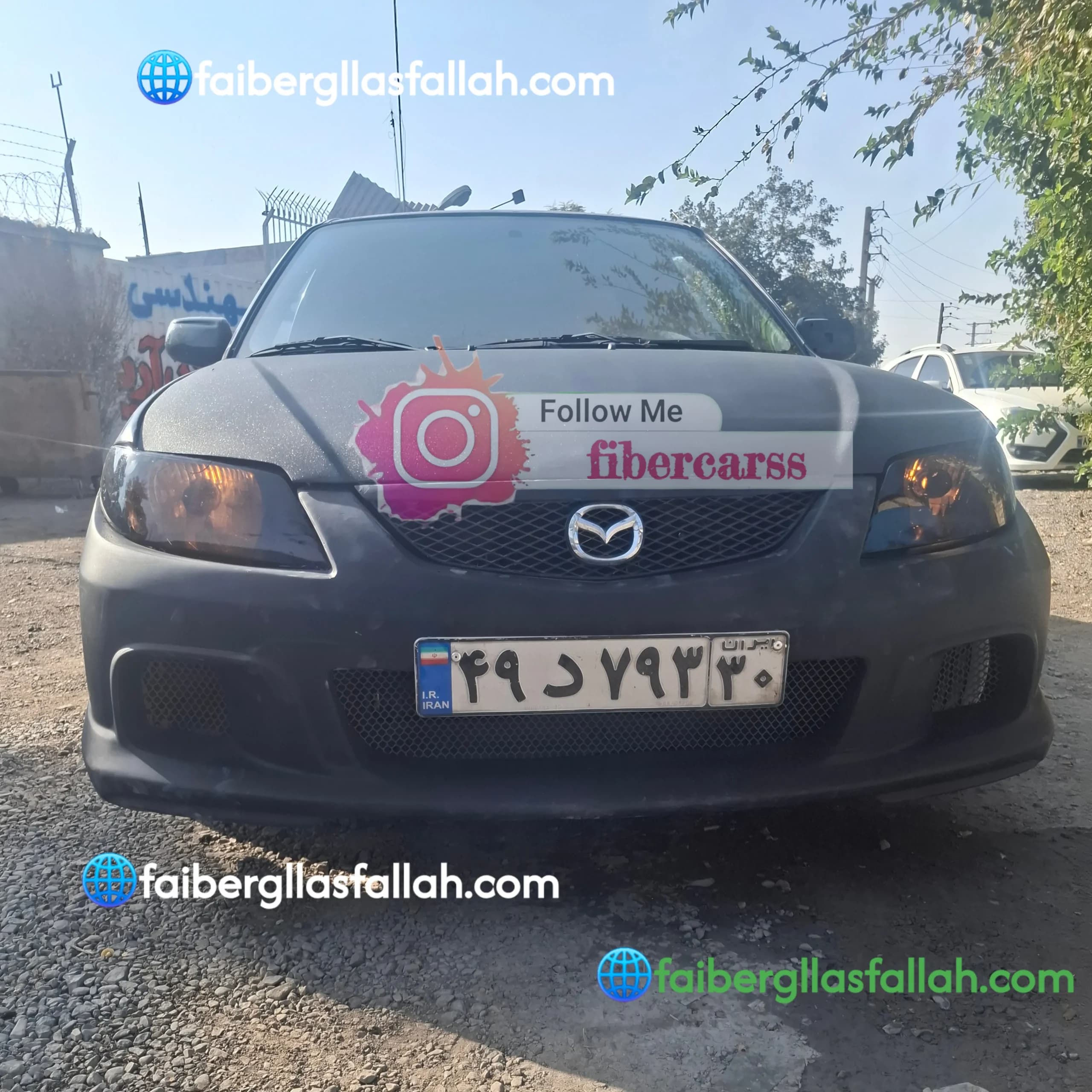 سپر جلو اسپرت مزدا 323 FL رنگ ضخامت بالا
