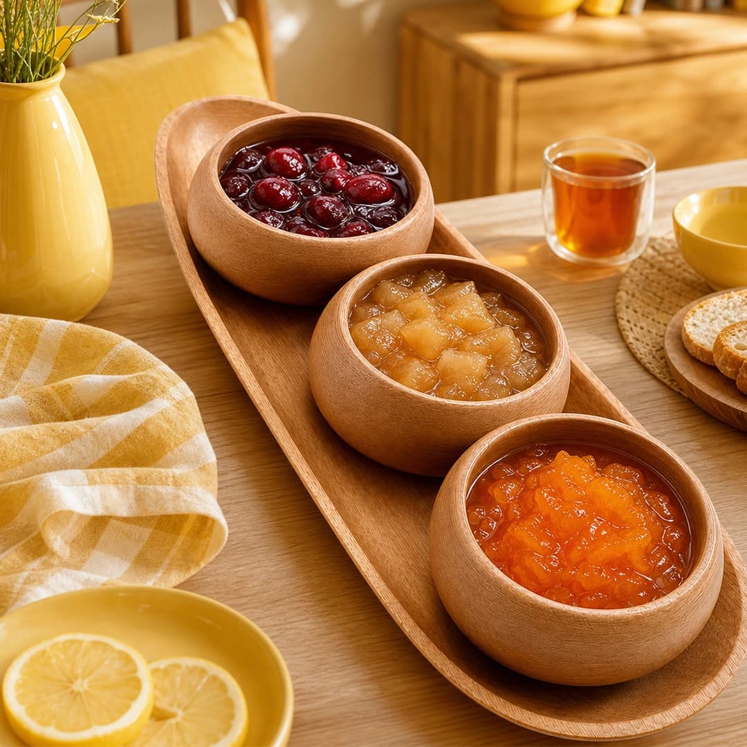 اردو خوری چوبی مدل دفرمه 4 تکه — تصویر ۳