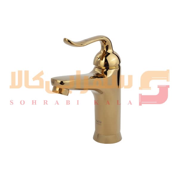 شیر روشویی کسری مدل رابین طلایی — تصویر ۳