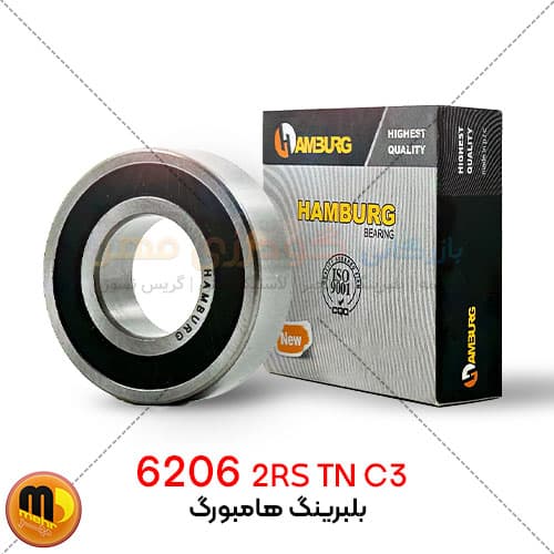 بلبرینگ 6206 2RS C3 TN هامبورگ