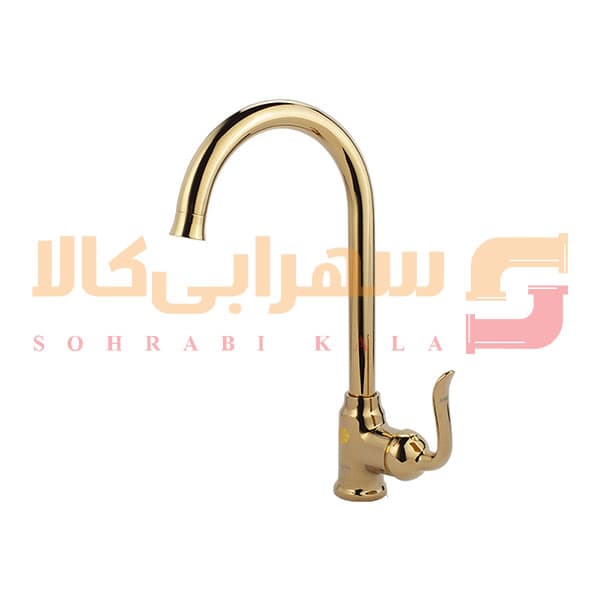 شیر آشپزخانه کسری مدل رابین طلایی — تصویر ۳