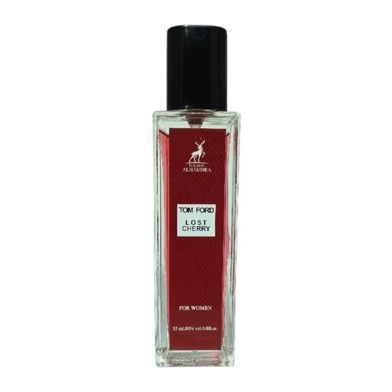 عطر جیبی زنانه الحمبرا مدل Tom Ford Lost Cherry حجم 35 میلیلیتر