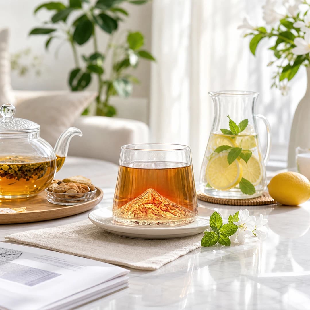 لیوان کریستالی دلی سوگا طرح اورست — تصویر ۳