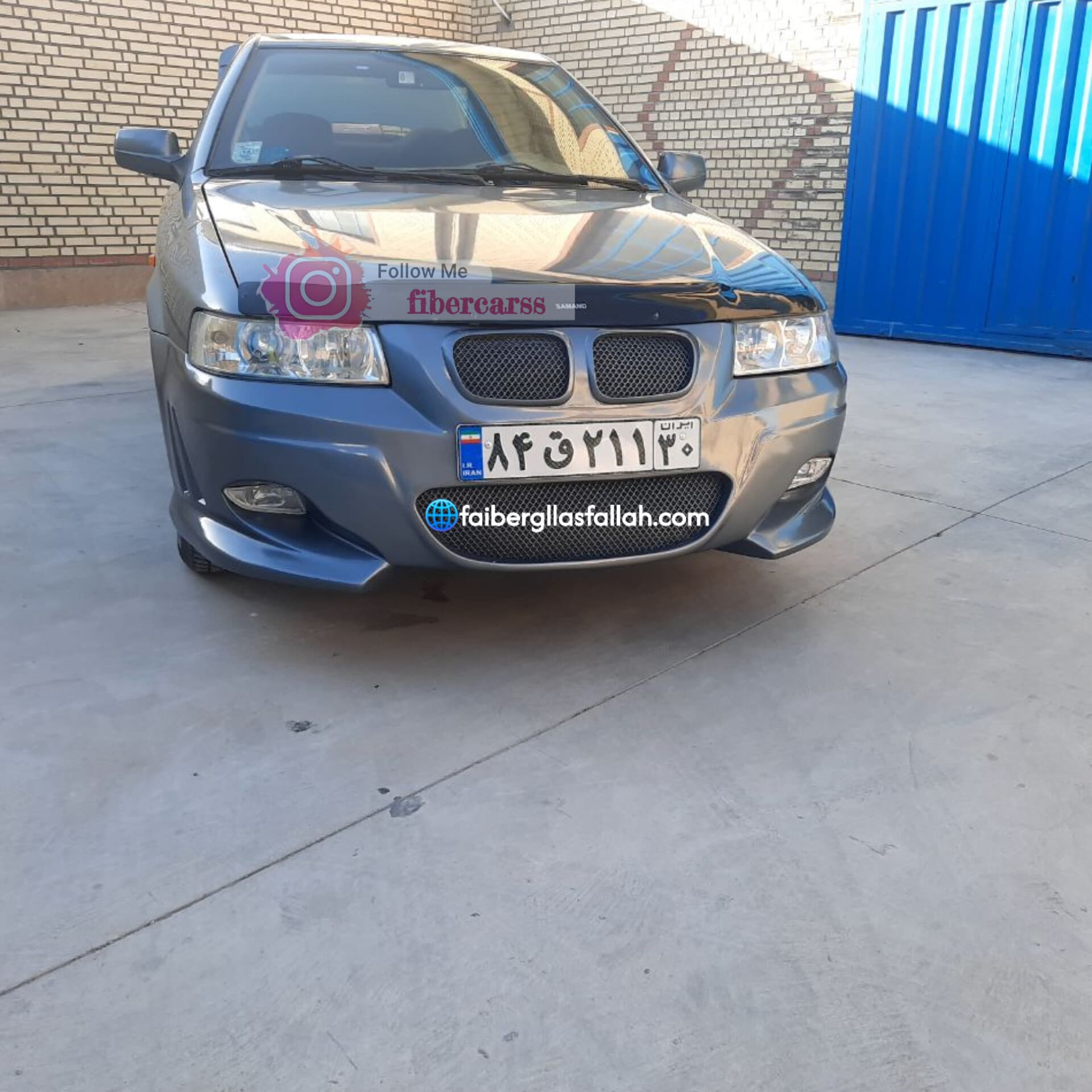 سپر جلو اسپرت سمند ال ایکس طرح bmw خام ضخامت بالا