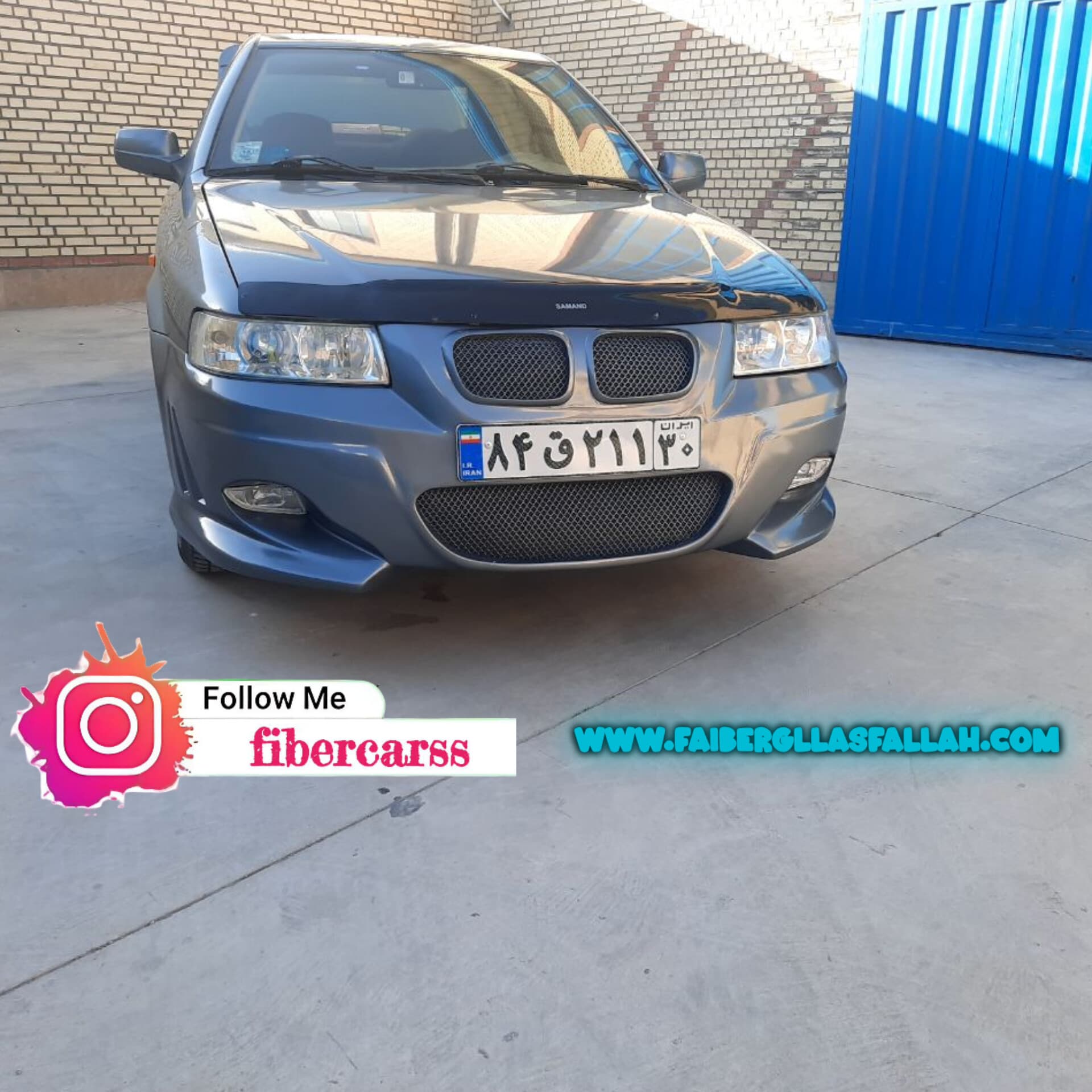 سپر اسپرت سمند طرح bmw جلو خام ضخامت معمولی