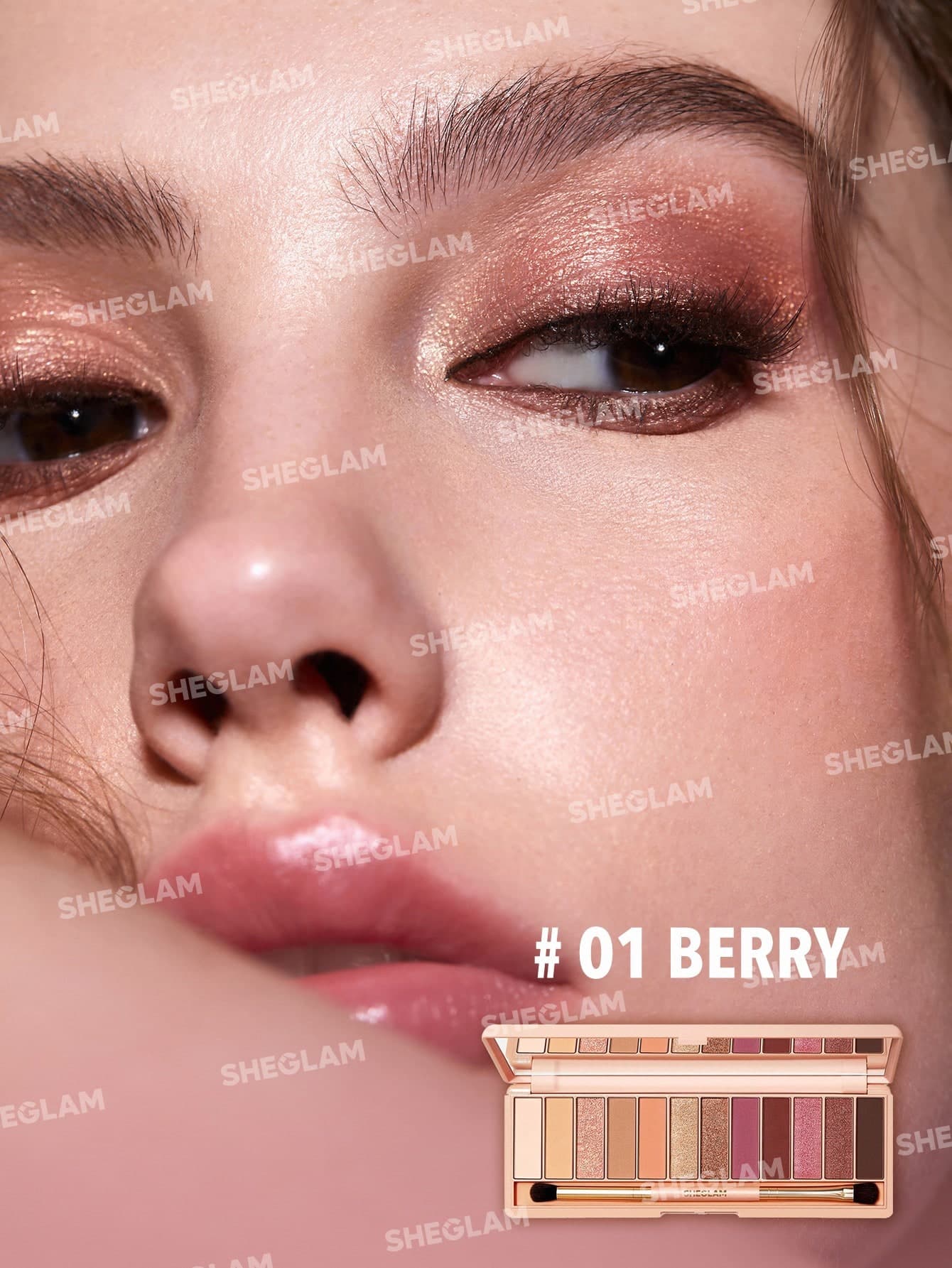 پالت سایه 12 رنگ شیگلم مدل Berry Palette — تصویر ۲