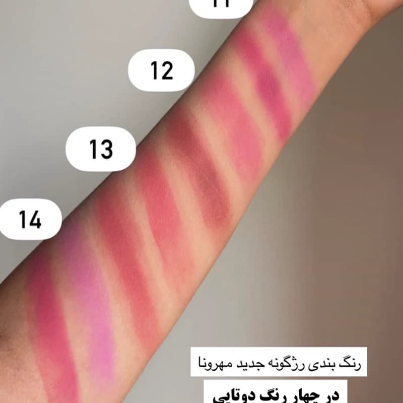 رژ گونه مهرونا دو رنگ شماره 12 — تصویر ۲