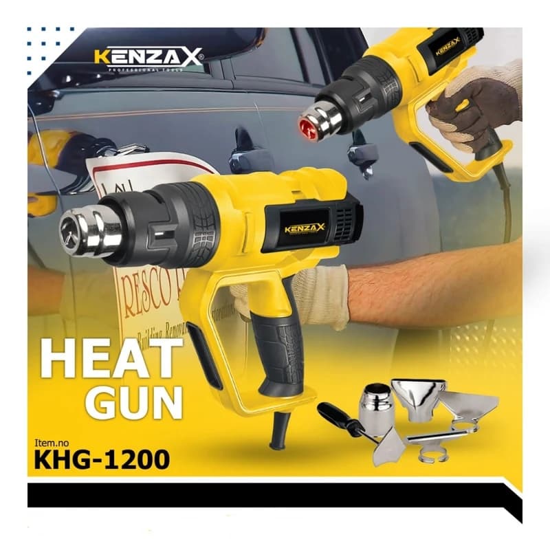 سشوار صنعتی 2000 وات 3 دور – KENZAX KHG-1200 — تصویر ۲