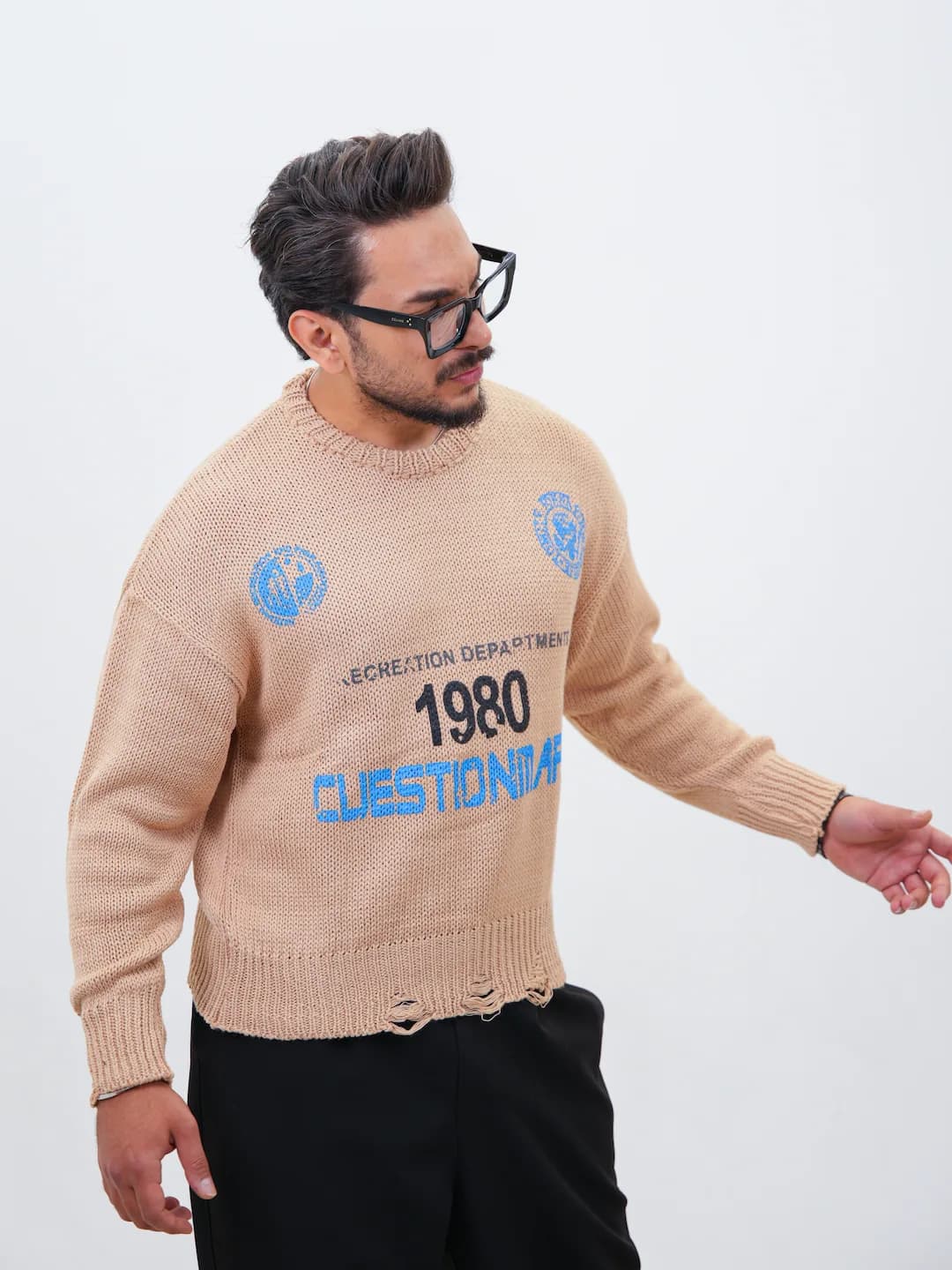 بافت مردانه زاپ دار طرح 1980 کد 50227 — تصویر ۲