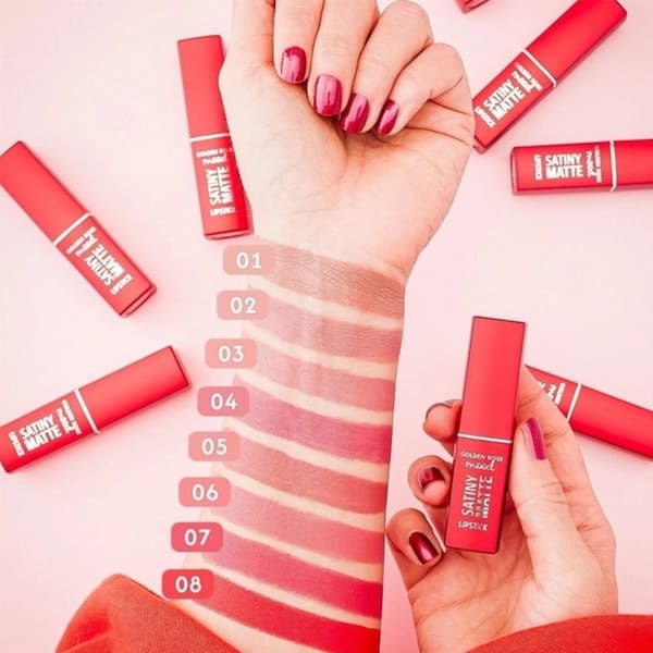 رژ لب ساتینی مات گلدن رز 05 Burnt Blush — تصویر ۲