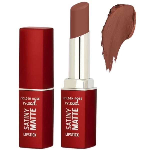 رژ لب ساتینی مات گلدن رز 02 Velvet Taupe