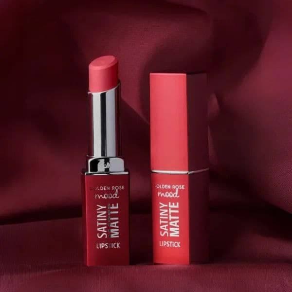 رژ لب ساتینی مات گلدن رز 04 Blush Pink — تصویر ۷