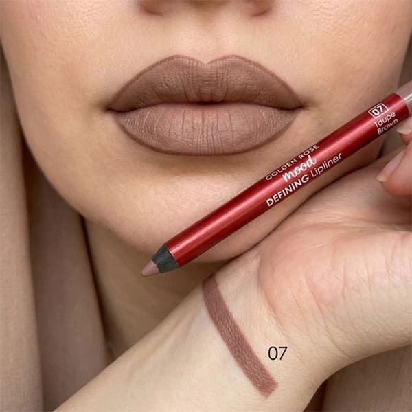 مداد لب گلدن رز Taupe Brown 07 — تصویر ۲