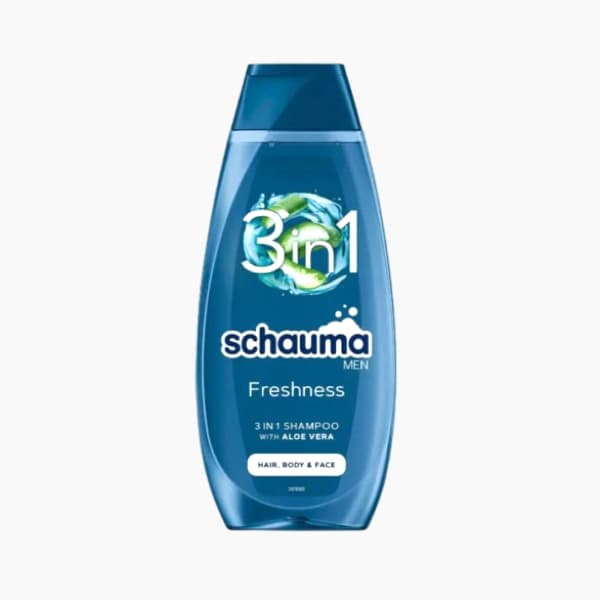 شامپو مردانه 3در1 شاوما مدل FRESHNESS حجم 400 میل (اورجینال کردستان)