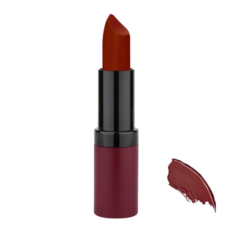 رژ لب جامد گلدن رز مدل Velvet Matte کد ۴۰ — تصویر ۲