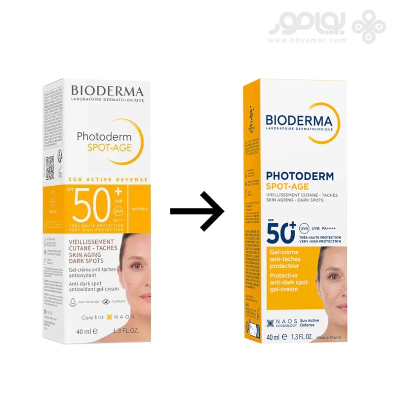 کرم ضد آفتاب و ضد لک بایودرما مدل SPOT AGE حجم 40 میل — تصویر ۶
