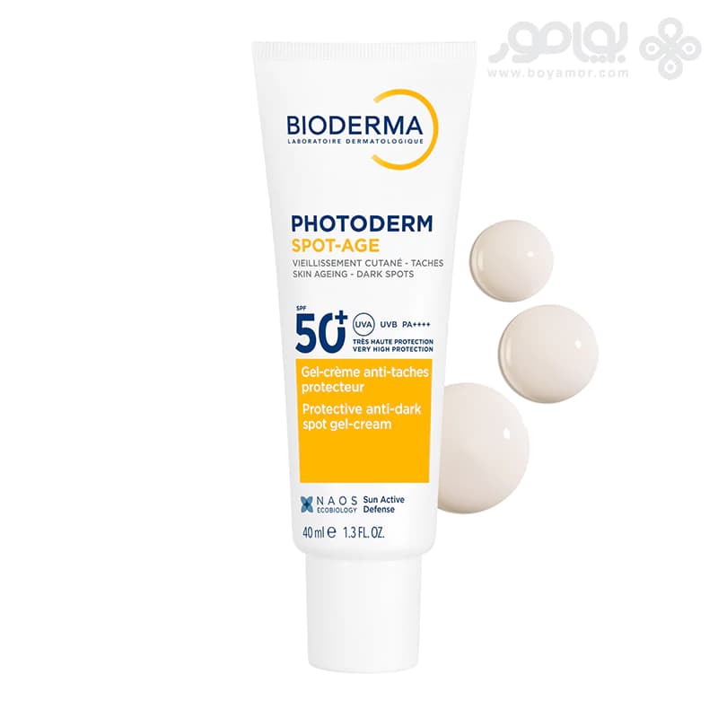 کرم ضد آفتاب و ضد لک بایودرما مدل SPOT AGE حجم 40 میل — تصویر ۵
