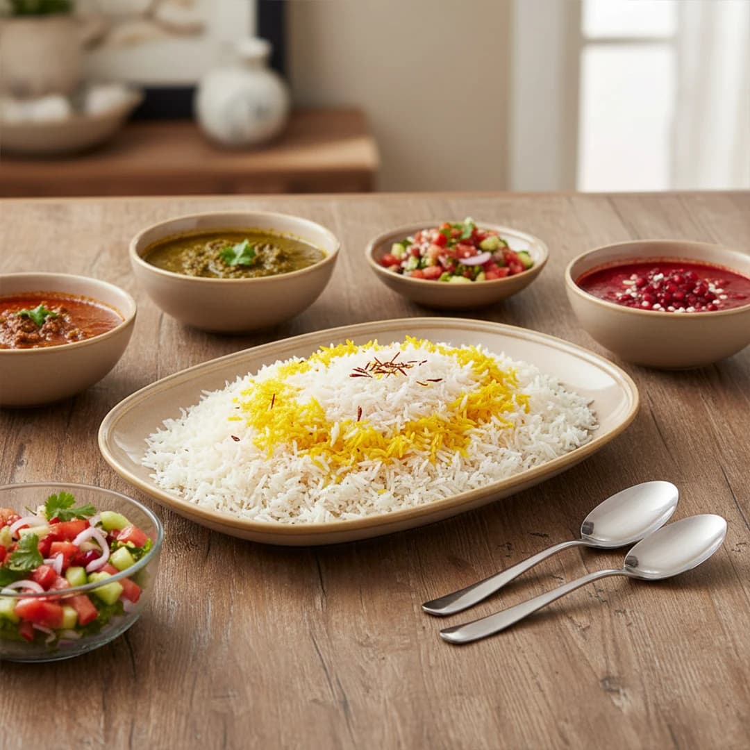 دیس بیضی بزرگ پرسلانی دست‌ ساز — تصویر ۲