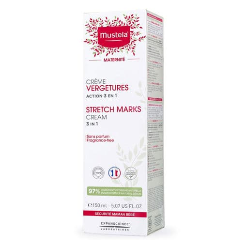 کرم ضد ترک موستلا ۱۵۰ میلی‌لیتر بدون عطر | Mustela Stretch Marks Cream — تصویر ۲
