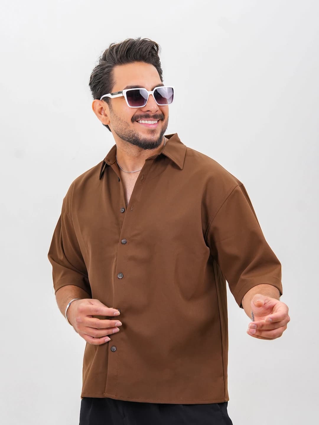 پیراهن اسپرت مردانه مازراتی تویست پوآنو کد 20158 E 201