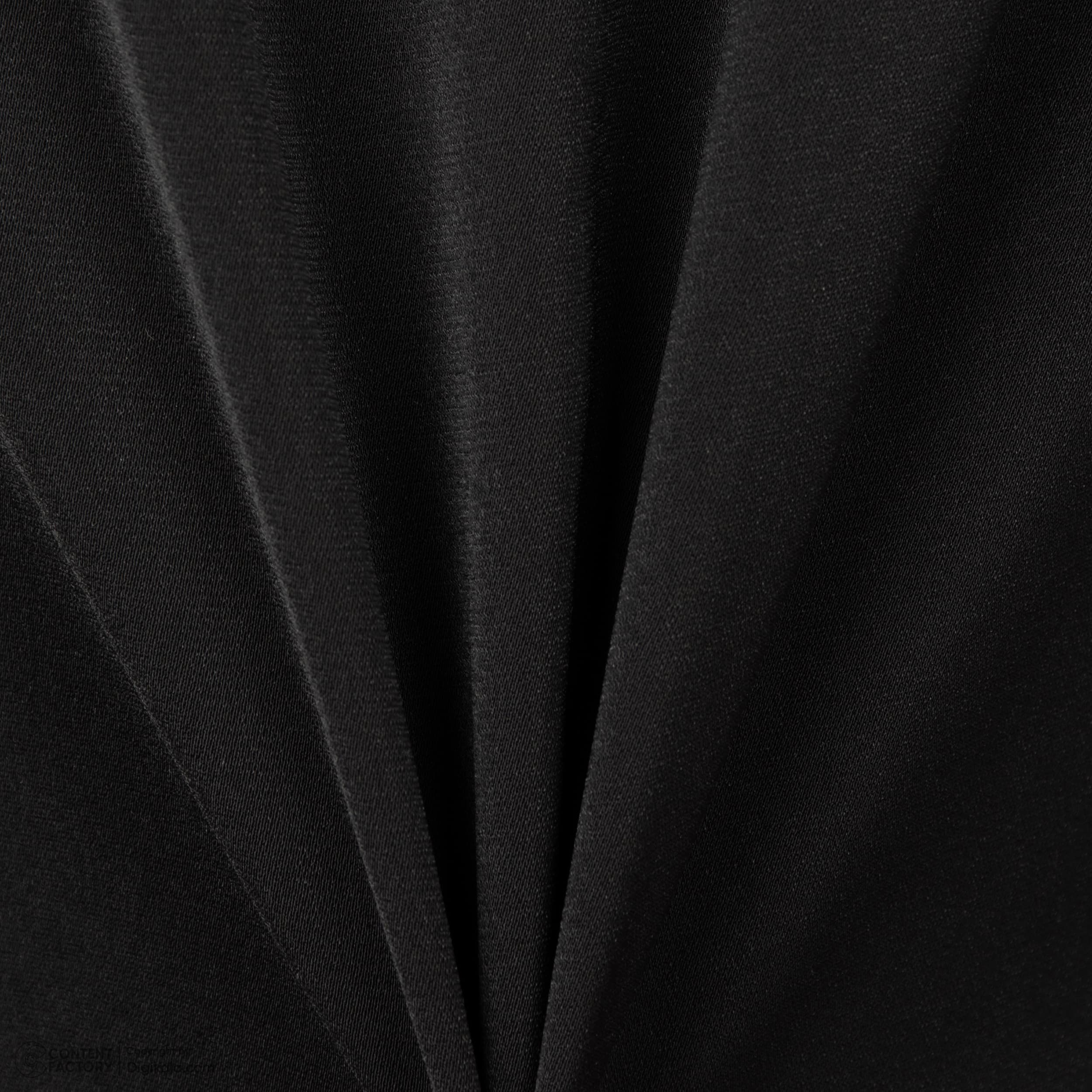 تاپ زنانه مدل کرواتی باز مشکی — تصویر ۶