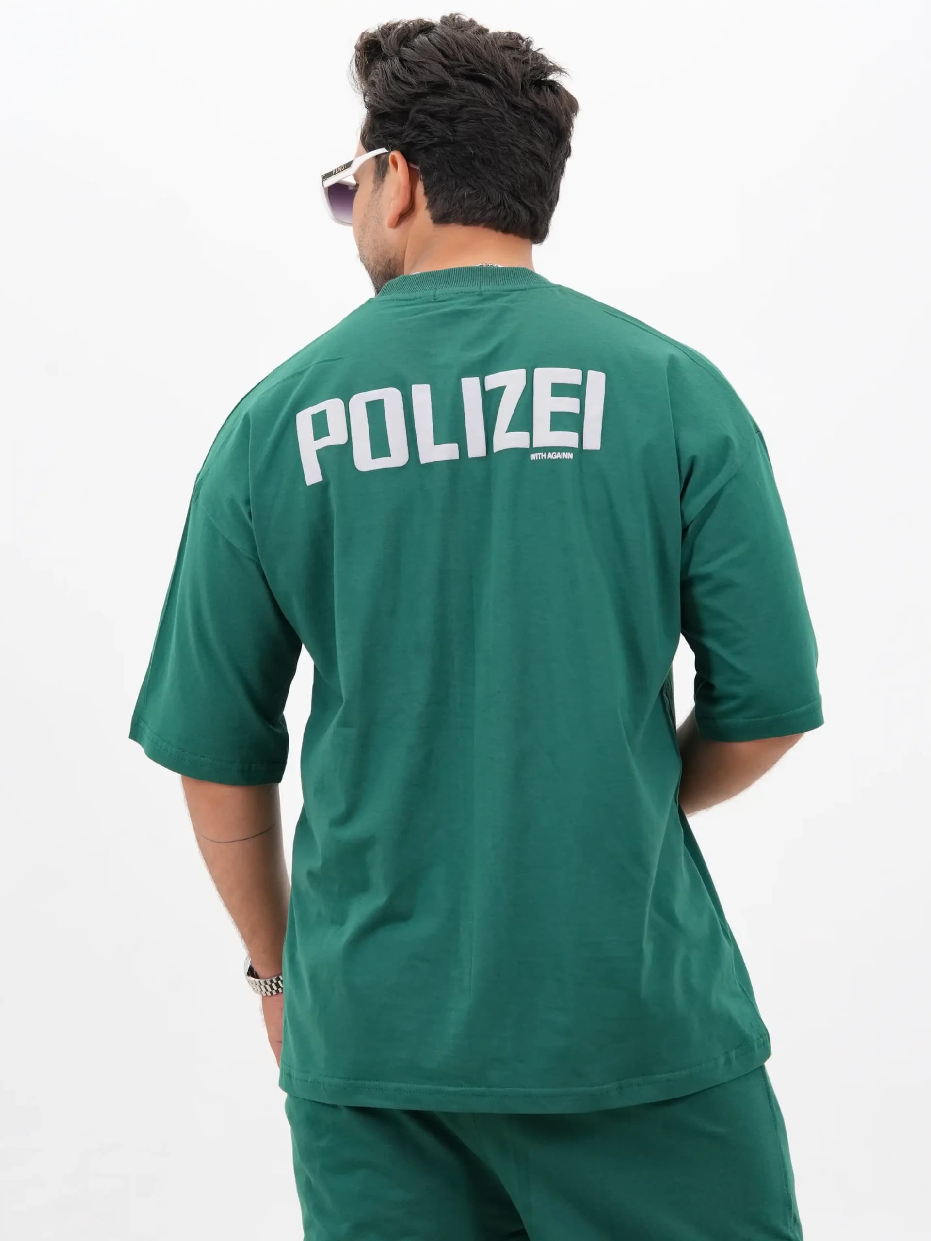ست تیشرت و شلوار مردانه طرح POLIZEI کد 100149 F 101 — تصویر ۸