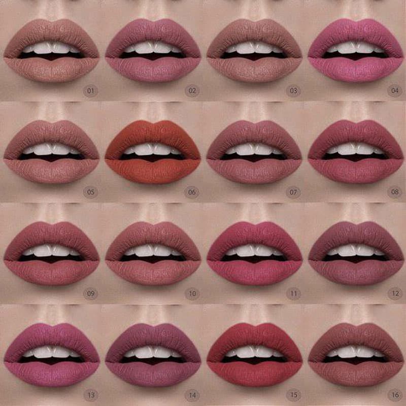 رژ لب جامد گلدن رز مدل Velvet Matte کد ۱۴ — تصویر ۲