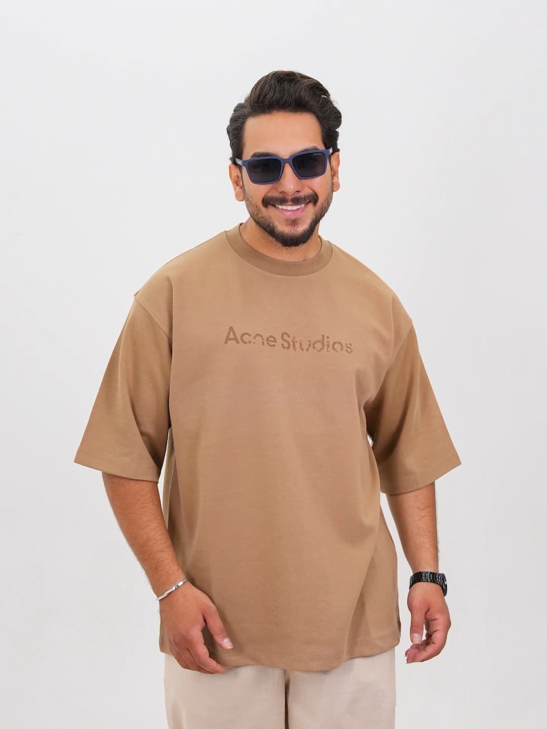 تیشرت مردانه پنبه دو پوسته STUDIOS کد 30197 D 302
