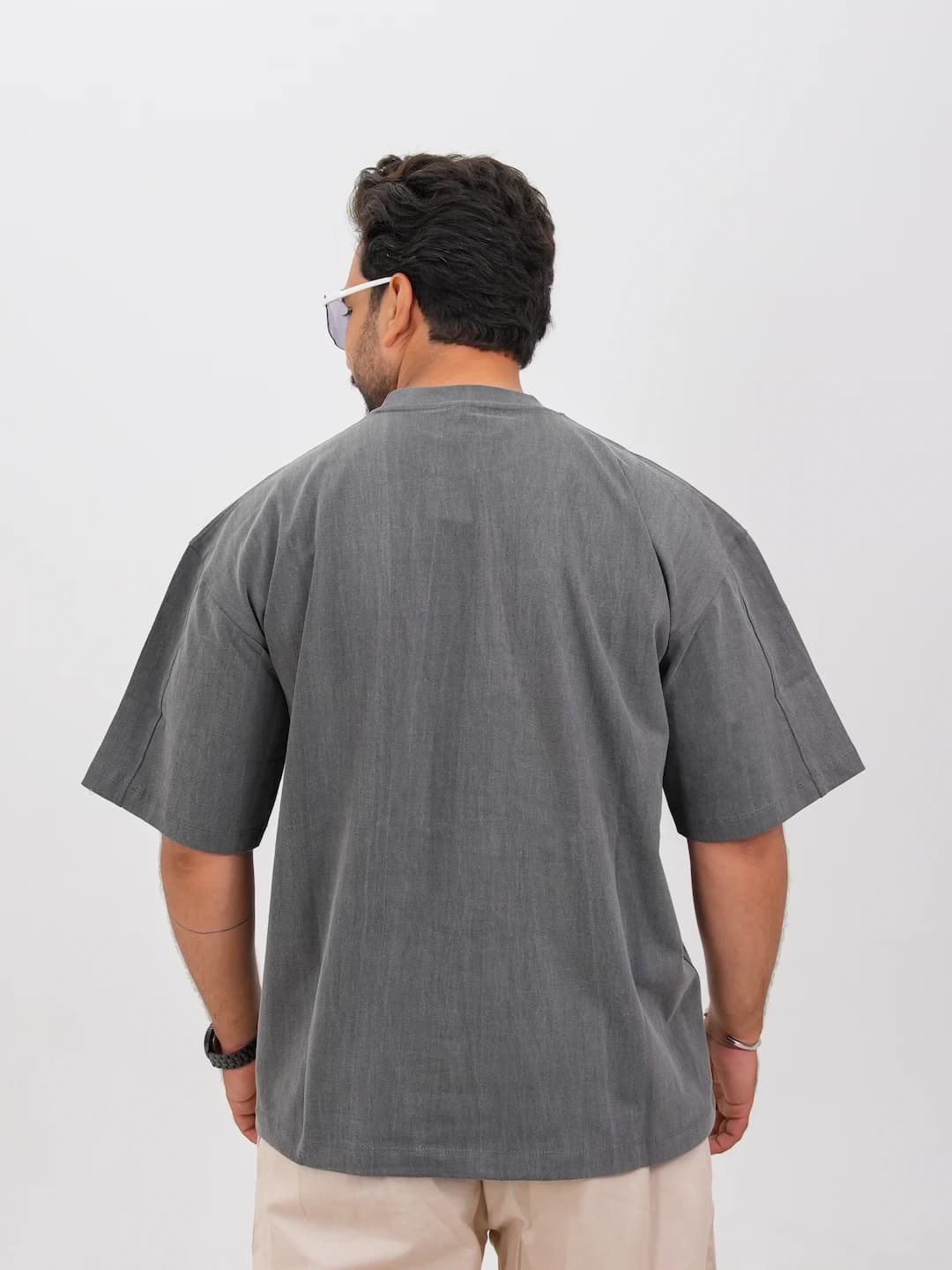تیشرت مردانه پنبه دو پوسته طرح J کد 30197 D 304 — تصویر ۲