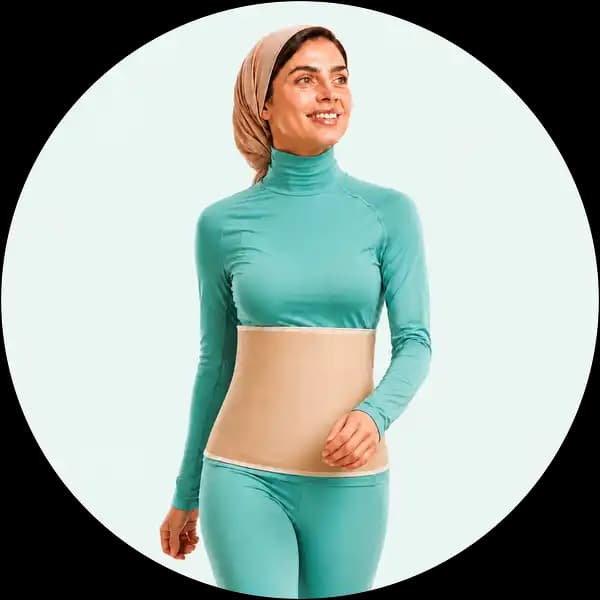 شکم بند ورزشی لاغري هُماس طب
