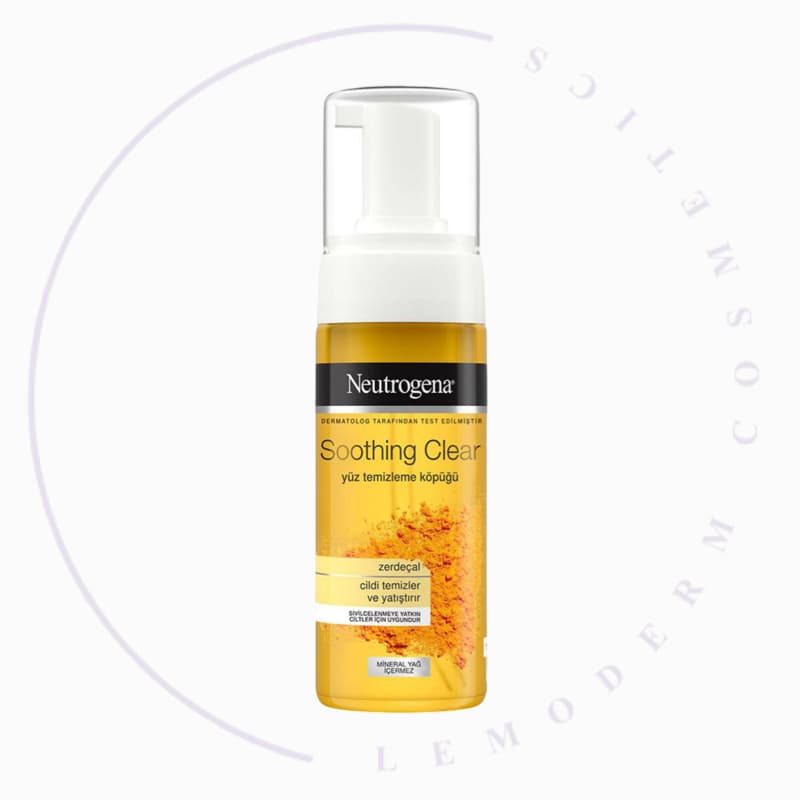 فوم شستشوی صورت زردچوبه مدل Soothing Clear حجم ۱۵۰ میل (اورجینال کردستان)
