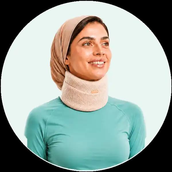 گردنبند طبی سخت با پوشش حوله ای هُماس طب
