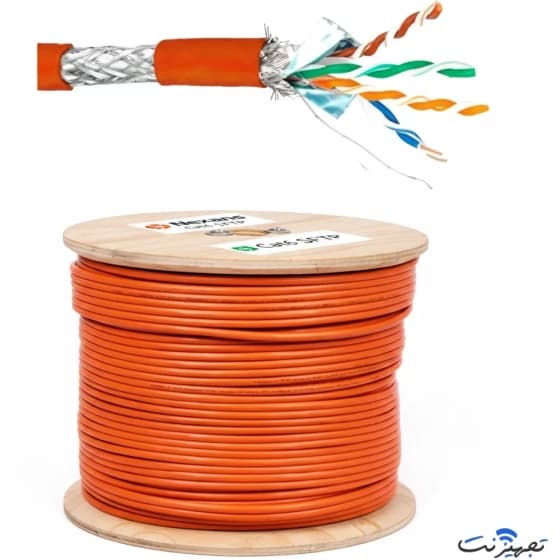 کابل شبکه نگزنس مدل CAT6 SFTP طول 500 متر بدون تست