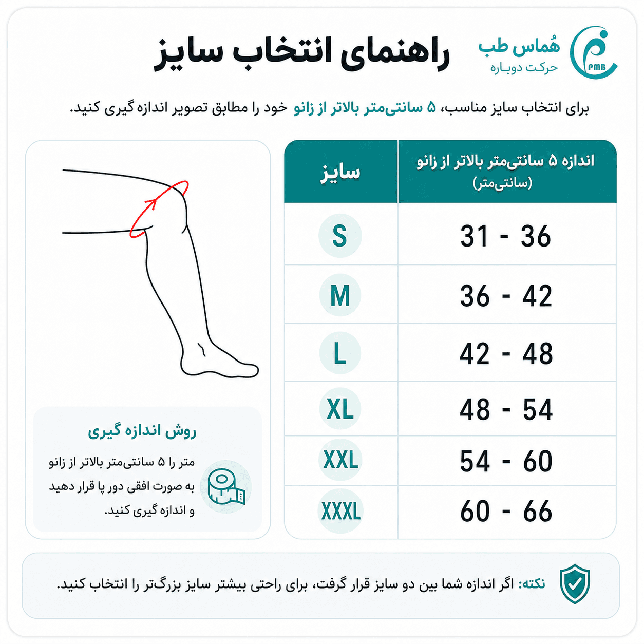 زانوبند طبی دو فنره پالمبو/راست هُماس طب — تصویر ۳