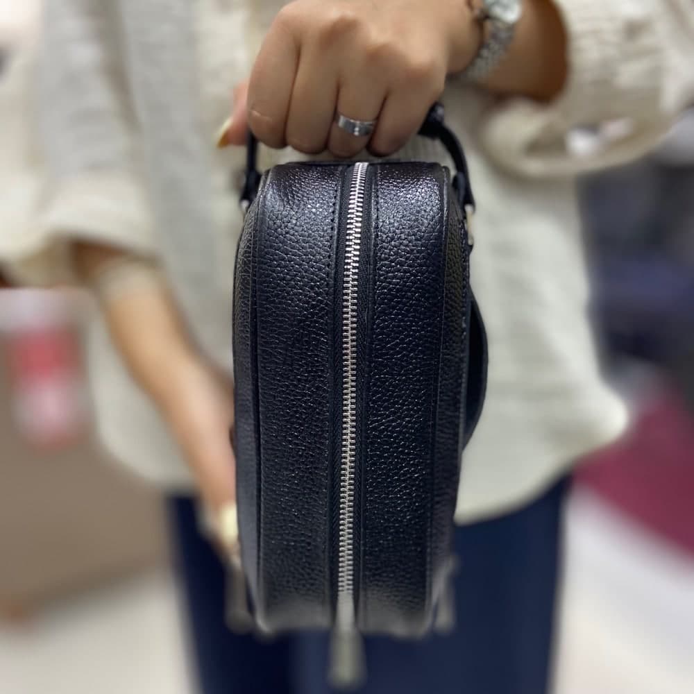 کیف دستی مردانه چرم طبیعی کد 0059 — تصویر ۸