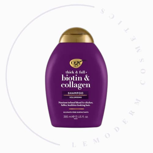 شامپو حجم دهنده او جی ایکس مدل BIOTIN COLLAGEN حجم ۳۸۵ میل (اورجینال کردستان)