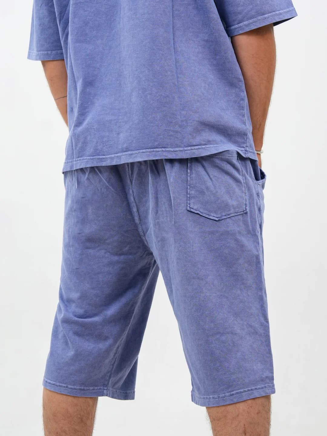 ست مردانه تیشرت و شلوارک دو نخ سنگشور طرح NiKE کد 100169 D101 — تصویر ۳