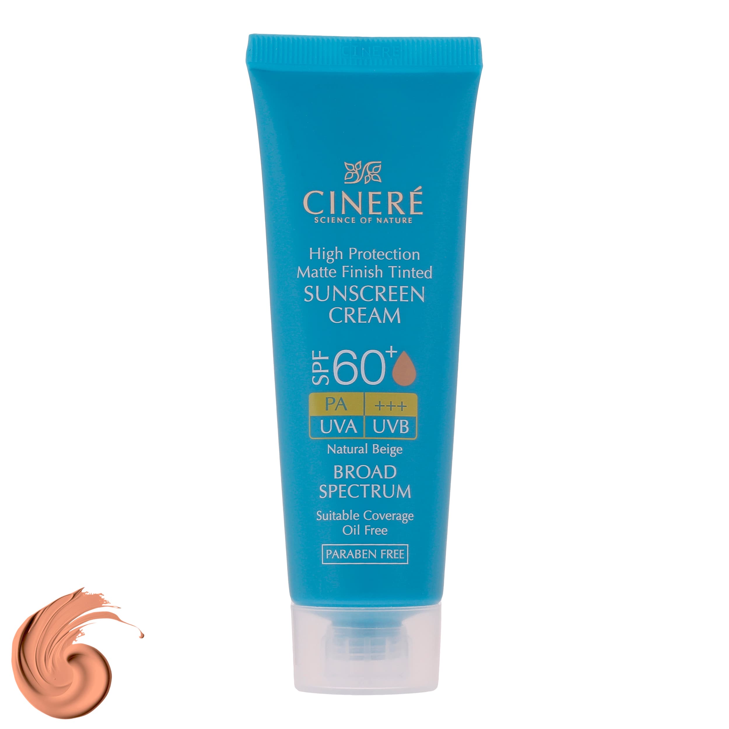 کرم ضدآفتاب نرمال سینره SPF60، حجم 50 میلی‌لیتر — تصویر ۳