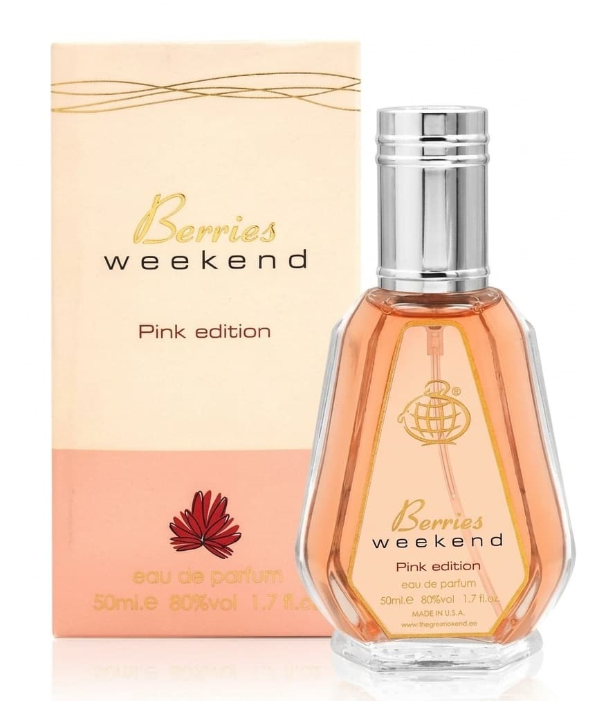 ادوپرفیوم فراگرنس ورلد 50 میل مدل Berries Weekend