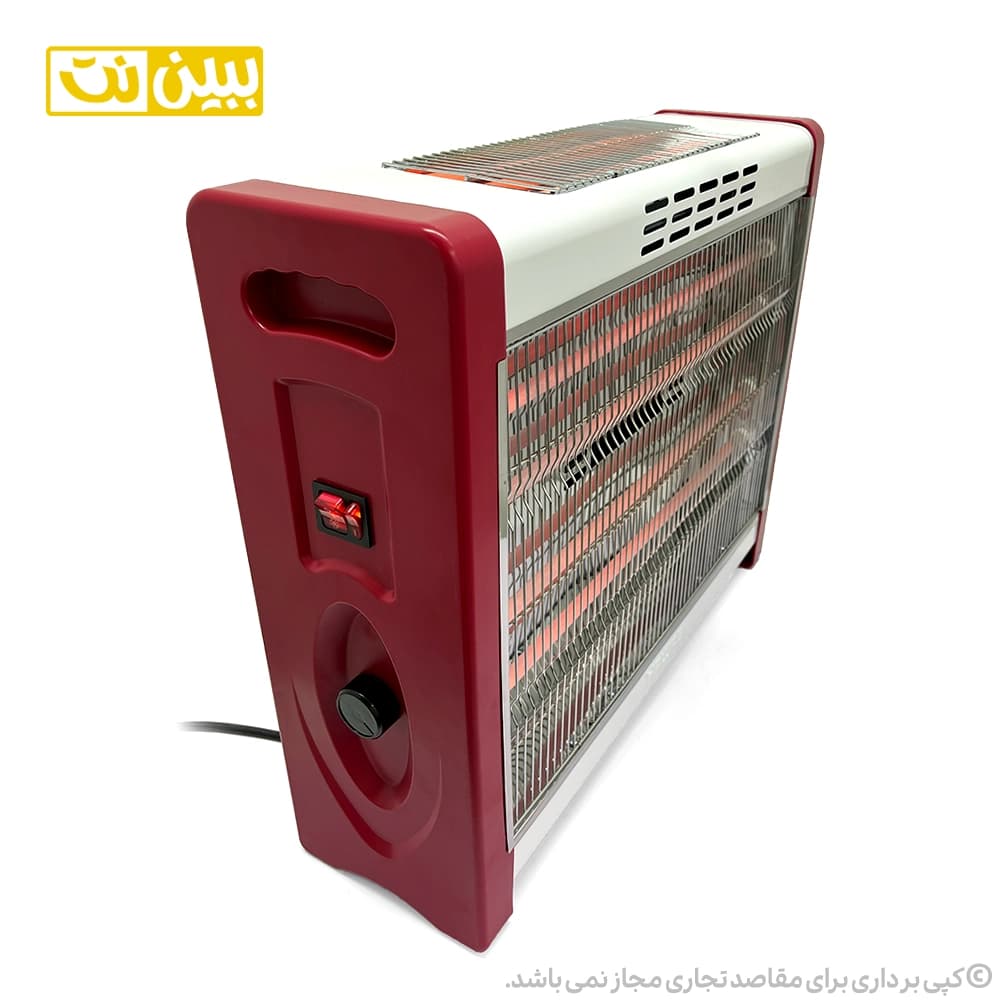 بخاری برقی فن دار 6 شعله هاوایی — تصویر ۲