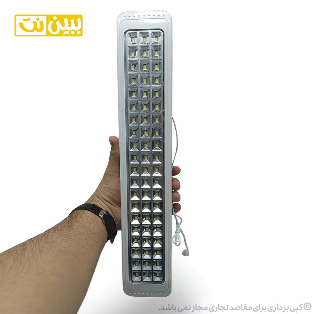 چراغ اضطراری 60 لامپ ویداسی مدل WD-883 — تصویر ۳