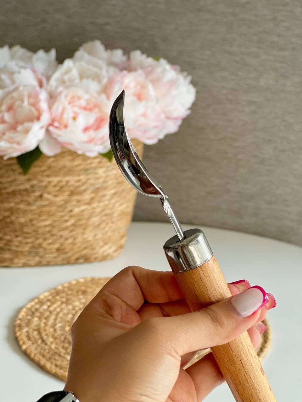 اسکوپ بستنی دسته چوبی شنگیا — تصویر ۴